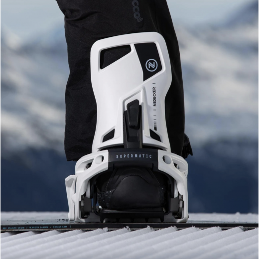 Крепления для сноуборда NIDECKER SUPERMATIC 2025 WHITE Крепления для сноуборда NIDECKER SUPERMATIC 2025 WHITE