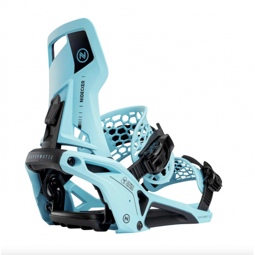 Крепления для сноуборда NIDECKER SUPERMATIC 2025 ESCAPECYAN Крепления для сноуборда NIDECKER SUPERMATIC 2025 ESCAPECYAN