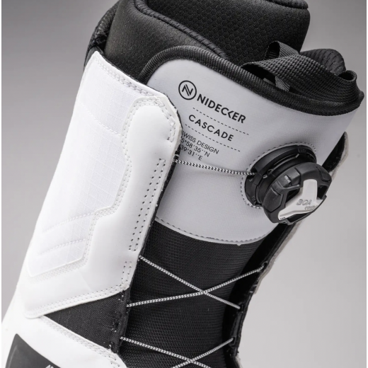 Ботинки для сноуборда NIDECKER CASCADE 2025 WHITE Ботинки для сноуборда NIDECKER CASCADE 2025 WHITE