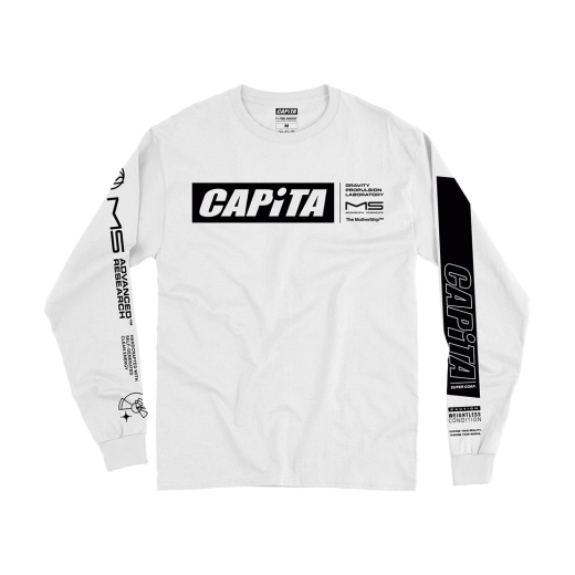 Лонгслив CAPiTA MOTHERSHIP LONGSLEEVE WHITE Лонгслив CAPiTA MOTHERSHIP LONGSLEEVE WHITE