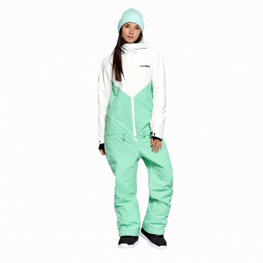 Женский комбинезон ONESKEE Mark VII 2024 White/green Женский комбинезон ONESKEE Mark VII 2024 White/green