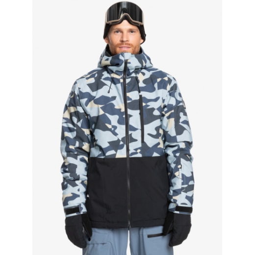 Куртка QUIKSILVER MISSION PRINTED BLOCK 2025 GRAY Куртка QUIKSILVER MISSION PRINTED BLOCK 2025 GRAY