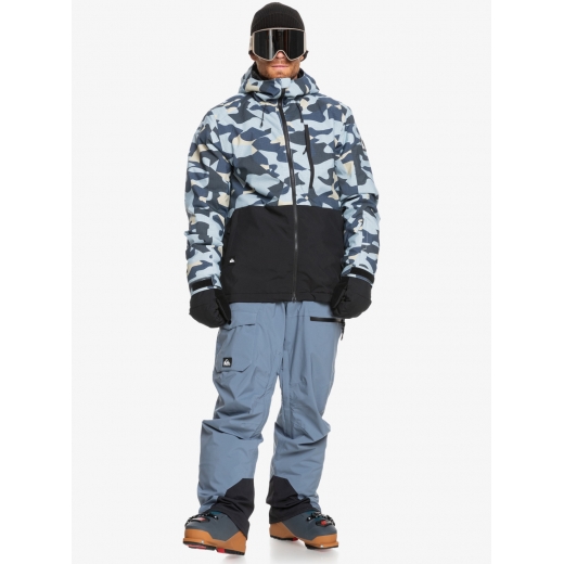 Куртка QUIKSILVER MISSION PRINTED BLOCK 2025 GRAY Куртка QUIKSILVER MISSION PRINTED BLOCK 2025 GRAY