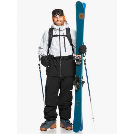 Куртка QUIKSILVER MISSION PRINTED BLOCK 2025 WHITE Куртка QUIKSILVER MISSION PRINTED BLOCK 2025 WHITE