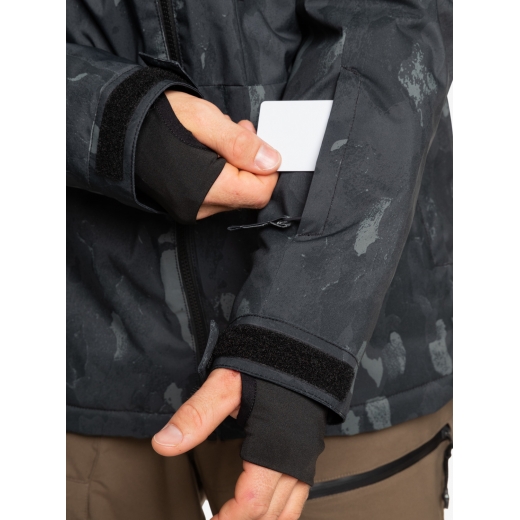 Куртка QUIKSILVER MISSION PRINTED JACKET 2025 GRAY Куртка QUIKSILVER MISSION PRINTED JACKET 2025 GRAY