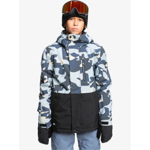 Детская куртка QUIKSILVER MISSION PRINTED BLOCK YOUTH 2025 GRAY Детская куртка QUIKSILVER MISSION PRINTED BLOCK YOUTH 2025 GRAY