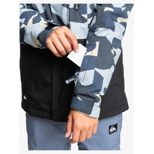 Детская куртка QUIKSILVER MISSION PRINTED BLOCK YOUTH 2025 GRAY Детская куртка QUIKSILVER MISSION PRINTED BLOCK YOUTH 2025 GRAY