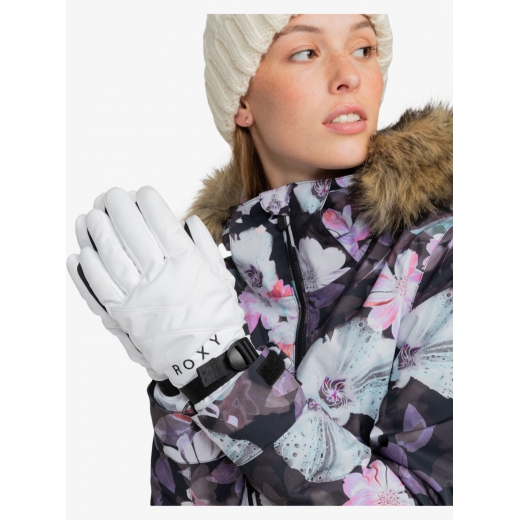 Женские перчатки ROXY JETTY SOLID GLOVE 2025 WHITE Женские перчатки ROXY JETTY SOLID GLOVE 2025 WHITE