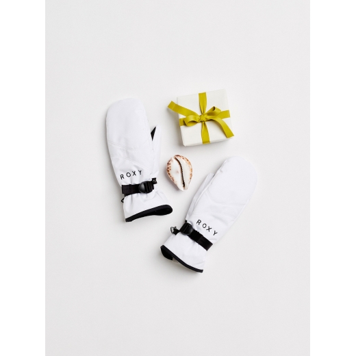 Женские варежки ROXY JETTY SOLID MITT 2025 WHITE Женские варежки ROXY JETTY SOLID MITT 2025 WHITE