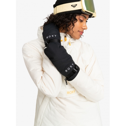 Женские варежки ROXY JETTY SOLID MITT 2025 BLACK Женские варежки ROXY JETTY SOLID MITT 2025 BLACK