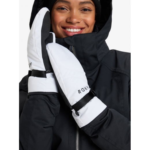 Женские варежки ROXY JETTY SOLID MITT 2025 WHITE Женские варежки ROXY JETTY SOLID MITT 2025 WHITE