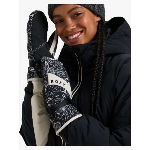 Женские варежки ROXY JETTY MITT 2025 BLACK Женские варежки ROXY JETTY MITT 2025 BLACK