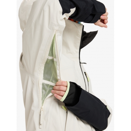 Женская куртка ROXY GORE-TEX LUNALITE 3L 2025 WHITE Женская куртка ROXY GORE-TEX LUNALITE 3L 2025 WHITE