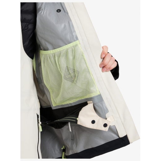Женская куртка ROXY GORE-TEX LUNALITE 3L 2025 WHITE Женская куртка ROXY GORE-TEX LUNALITE 3L 2025 WHITE