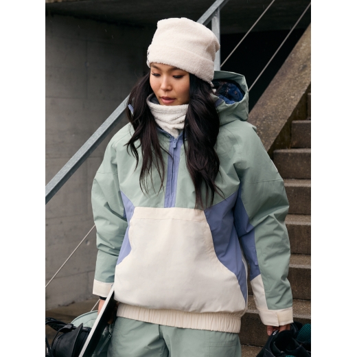Женский анорак ROXY CHLOE KIM ANORAK 2025 PASTEL GREEN Женский анорак ROXY CHLOE KIM ANORAK 2025 PASTEL GREEN