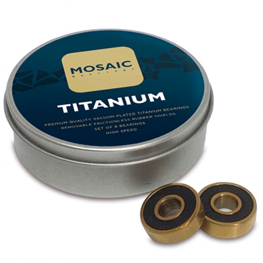 Подшипники MOSAIC SUPER TITANIUM 1 ABEC 7 608RS BEARINGS Подшипники MOSAIC SUPER TITANIUM 1 ABEC 7 608RS BEARINGS