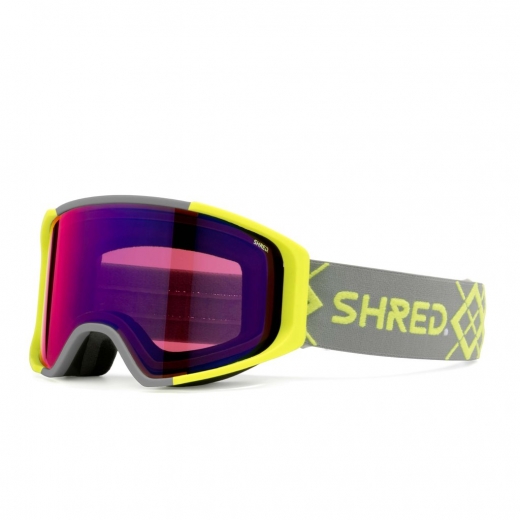 Маска SHRED SIMPLIFY BIGSHOW YELLOW + CBL SKY MIRROR Маска SHRED SIMPLIFY BIGSHOW YELLOW + CBL SKY MIRROR