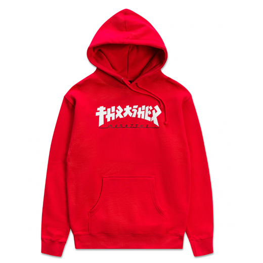 Худи THRASHER GODZILLA HOOD 2024 RED Худи THRASHER GODZILLA HOOD 2024 RED
