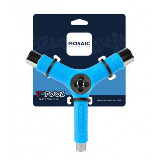 Ключ для скейтборда MOSAIC Y TOOL BLUE Ключ для скейтборда MOSAIC Y TOOL BLUE