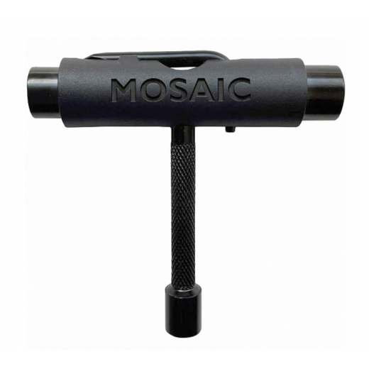 Ключ для скейтборда MOSAIC T TOOL 6 IN 1 BLACK Ключ для скейтборда MOSAIC T TOOL 6 IN 1 BLACK