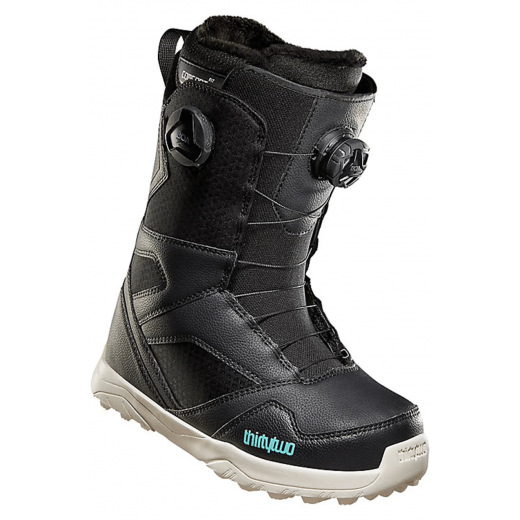 Женские ботинки для сноуборда THIRTY TWO STW DOUBLE BOA BLACK 2023 Женские ботинки для сноуборда THIRTY TWO STW DOUBLE BOA BLACK 2023