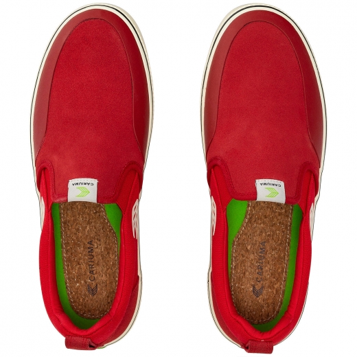 Кеды CARIUMA SLIP ON SKATE PRO 2023 SAMBA RED Кеды CARIUMA SLIP ON SKATE PRO 2023 SAMBA RED