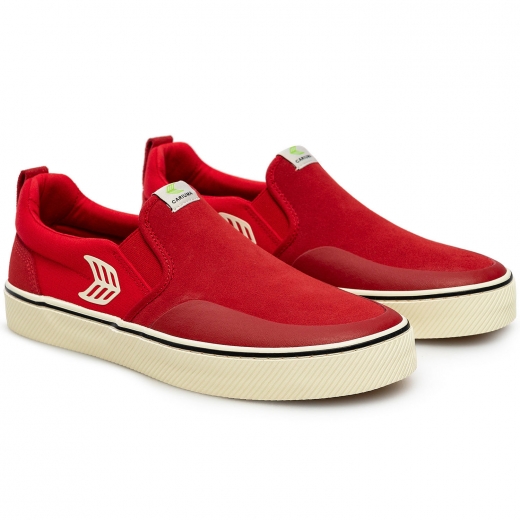 Кеды CARIUMA SLIP ON SKATE PRO 2023 SAMBA RED Кеды CARIUMA SLIP ON SKATE PRO 2023 SAMBA RED