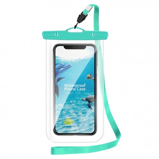 Водонепроницаемый чехол для телефона FAMILY WATERPROOF 2023 AQUA BLUE