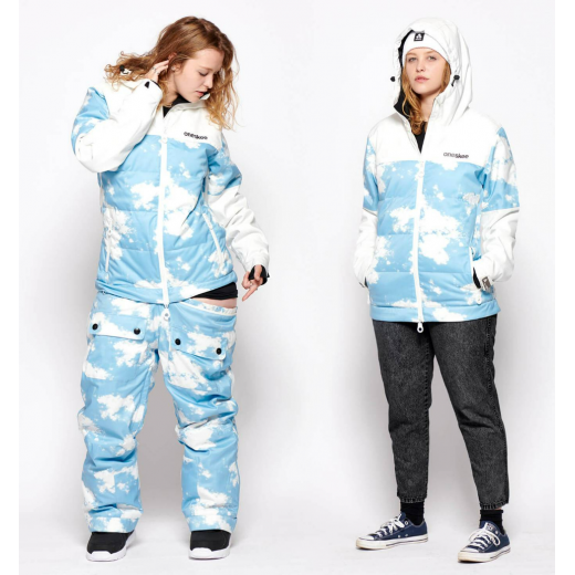 Женский комбинезон ONESKEE ACCLIMATE SUIT 2023 WHITE/BLUE
