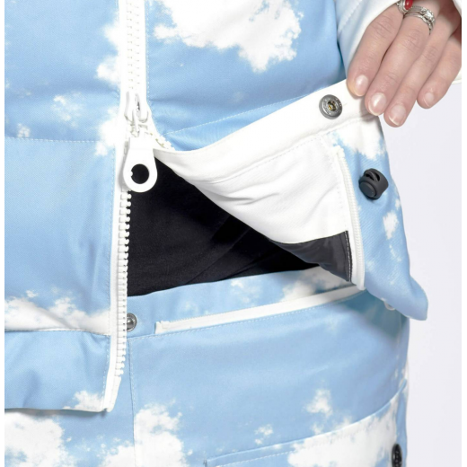 Женский комбинезон ONESKEE ACCLIMATE SUIT 2023 WHITE/BLUE