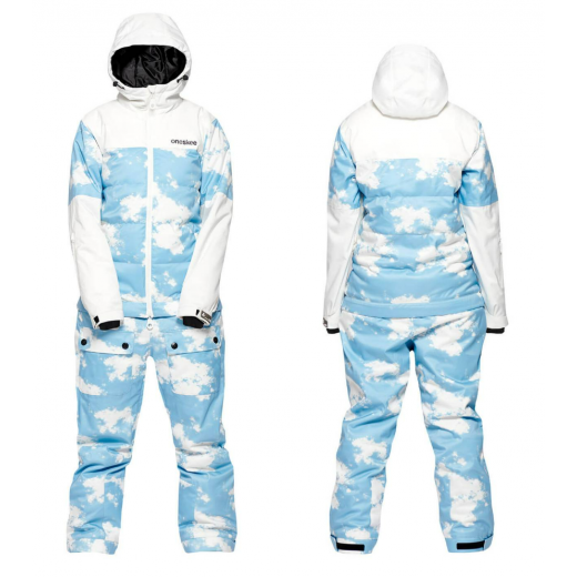 Женский комбинезон ONESKEE ACCLIMATE SUIT 2023 WHITE/BLUE