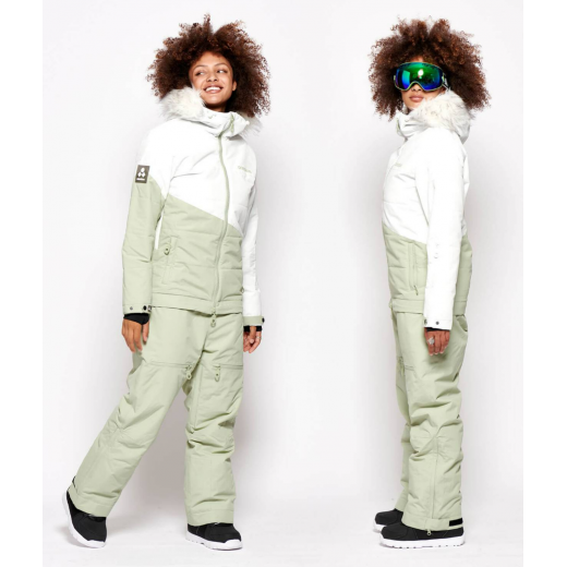 Женский комбинезон ONESKEE ACCLIMATE SUIT 2023 GREEN/WHITE Женский комбинезон ONESKEE ACCLIMATE SUIT 2023 GREEN/WHITE