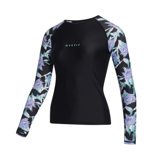 Гидромайка (лайкра) женская MYSTIC Jayde L/S Rashvest 2023 Black Гидромайка (лайкра) женская MYSTIC Jayde L/S Rashvest 2023 Black