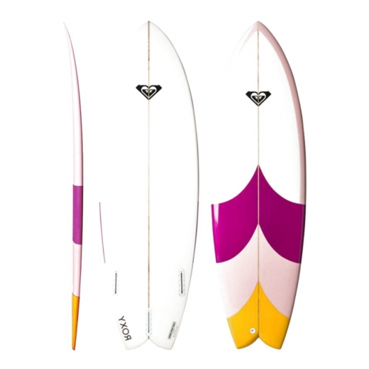 Сёрфборд ROXY The Fish PINK 6’2