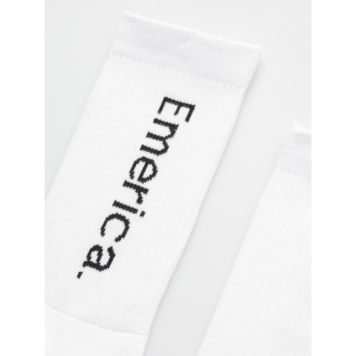 Носки EMERICA PURE CREW WHITE/GREEN
