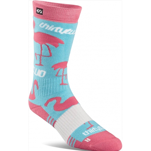 Женские термоноски THIRTY TWO B4BC MERINO SOCK 2023 BLACK/PINK