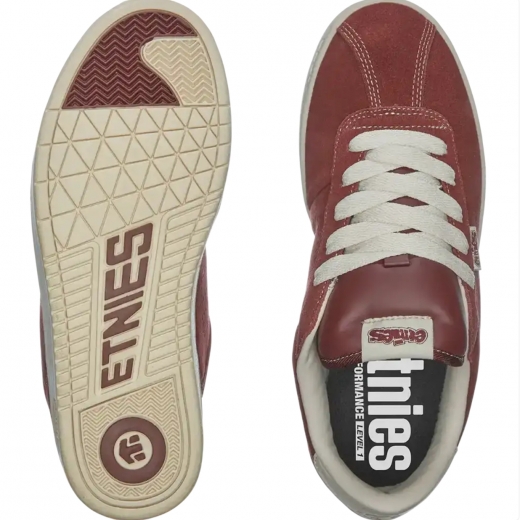 Кеды ETNIES SCAM BURGUNDY/TAN