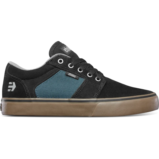 Детские кеды ETNIES KIDS BARGE LS VULC BLACK/TEAL