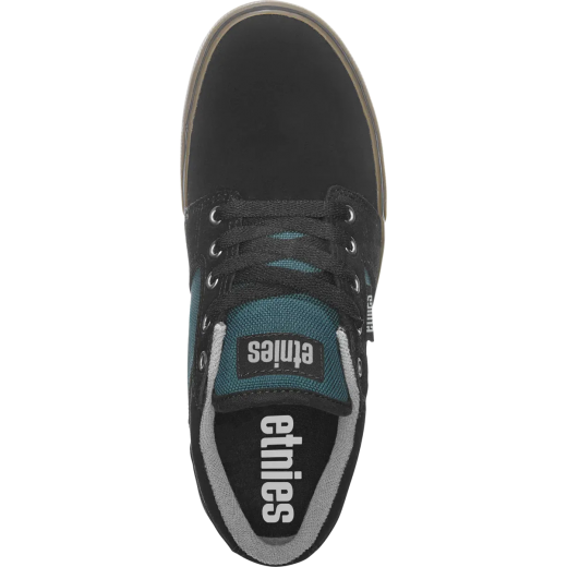 Детские кеды ETNIES KIDS BARGE LS VULC BLACK/TEAL