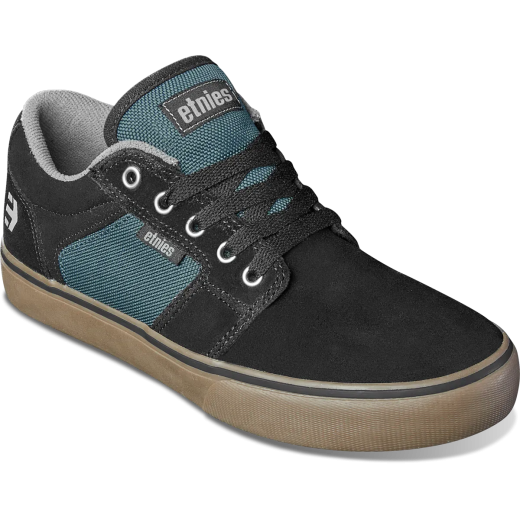 Детские кеды ETNIES KIDS BARGE LS VULC BLACK/TEAL