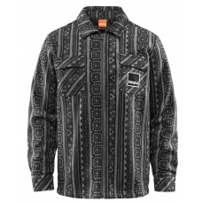 Рубашка THIRTY TWO REST STOP ZIP UP SHIRT BLACK/CHARCOAL