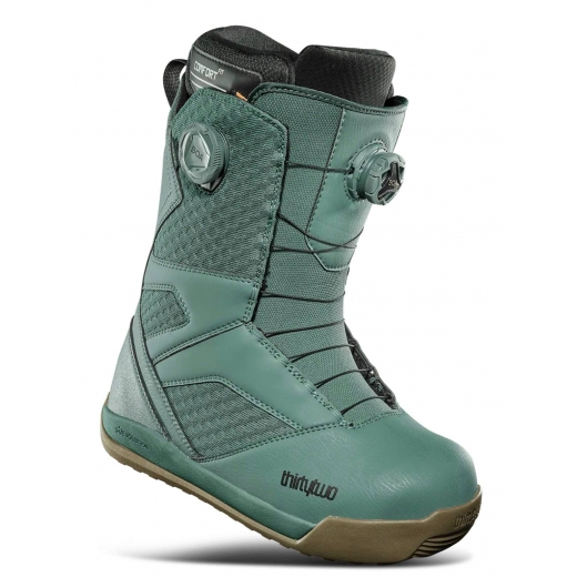 Ботинки для сноуборда THIRTY TWO STW DOUBLE BOA 2025 GREEN/GUM