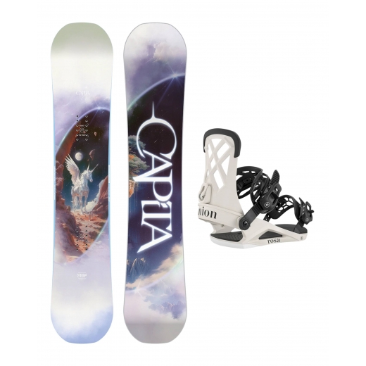 Сноуборд CAPITA SPACE METAL FANTASY 2026 + UNION ROSA 2026