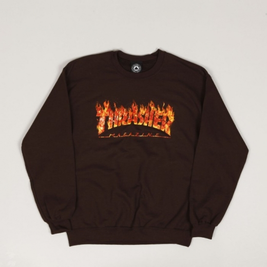 Свитшот THRASHER Dark Chocolate Свитшот THRASHER Dark Chocolate