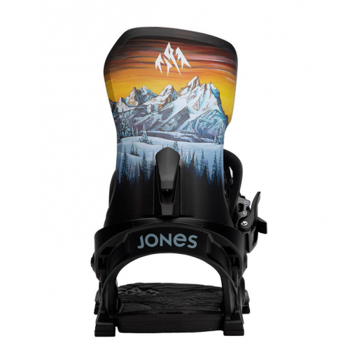 Крепления JONES METEORITE SNOWBOARD BINDING 2024 BLACK/ART Крепления JONES METEORITE SNOWBOARD BINDING 2024 BLACK/ART