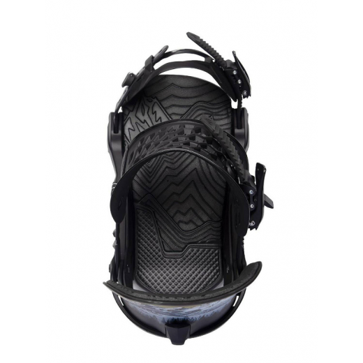 Крепления JONES METEORITE SNOWBOARD BINDING 2024 BLACK/ART Крепления JONES METEORITE SNOWBOARD BINDING 2024 BLACK/ART