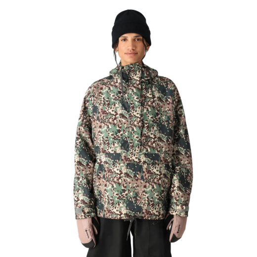 Женский анорак 686 OUTLINE SHELL ANORAK 2025 ANTLER SPOTTED Женский анорак 686 OUTLINE SHELL ANORAK 2025 ANTLER SPOTTED