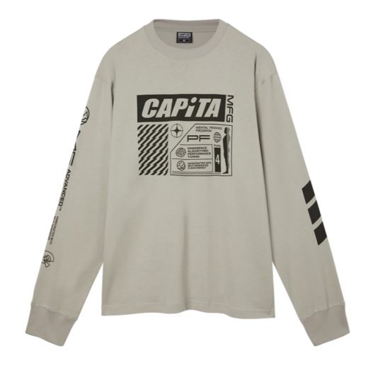 Лонгслив CAPiTA MENTAL LONG SLEEVE TEE 2025 LIGHT GRAY Лонгслив CAPiTA MENTAL LONG SLEEVE TEE 2025 LIGHT GRAY