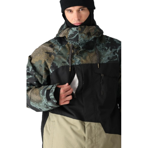 Куртка 686 GEO JACKET 2025 CYPRESS GREEN HEMISPHERE COLORBLOCK Куртка 686 GEO JACKET 2025 CYPRESS GREEN HEMISPHERE COLORBLOCK