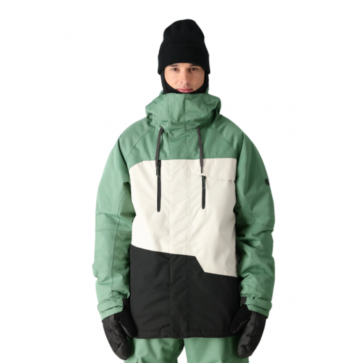 Куртка 686 GEO JACKET 2025 CYPRESS LIMESTONE COLORBLOCK Куртка 686 GEO JACKET 2025 CYPRESS LIMESTONE COLORBLOCK